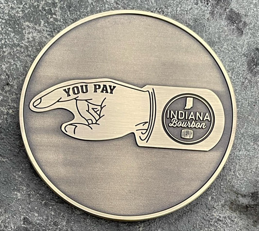 Indiana Bourbon Spinner Coin